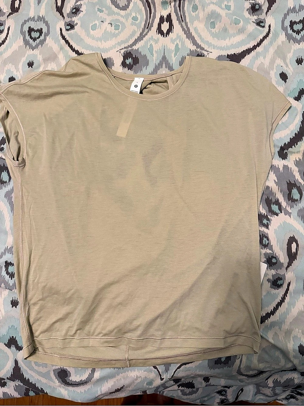lululemon Get Set Short Sleeve Short Sleeve Top in Green Size 6 NWT